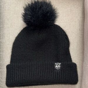 Victoria Secret’s Bling Patch Pom Beanie
